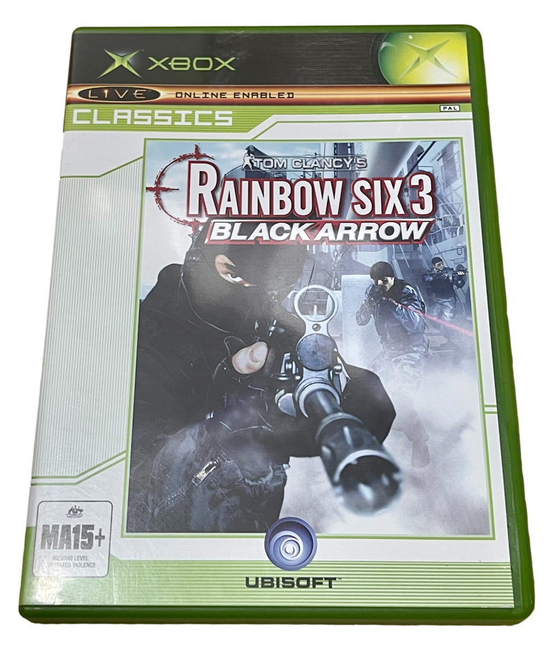 Tom Clancy's Rainbow Six 3 Black Arrow XBOX Original (Classics) PAL *Complete* (Preowned) - Games We Played