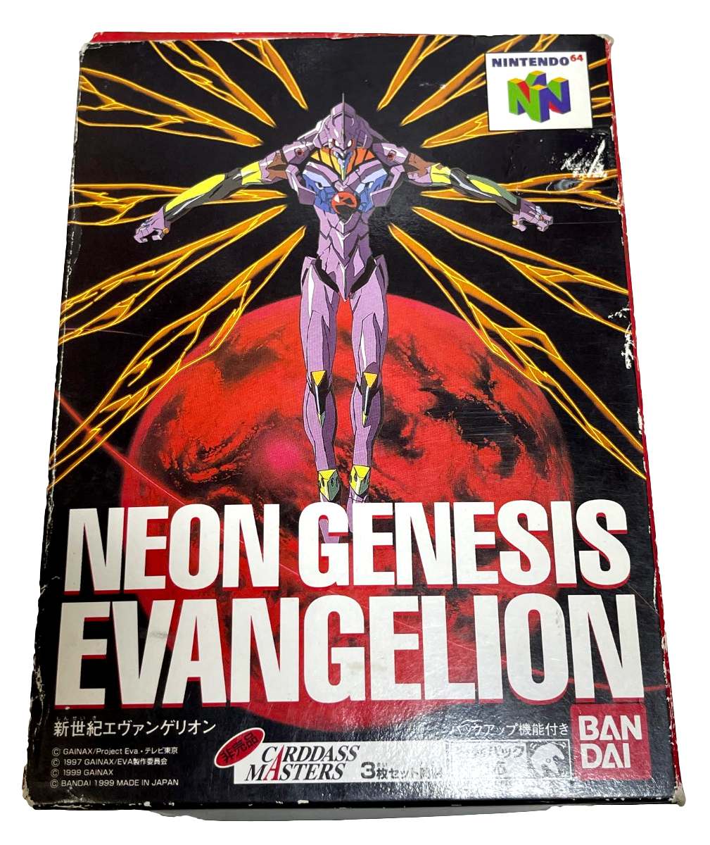 Boxed Neon Genesis Evangelion Nintendo 64 N64 NTSC/J Japanese *Complet