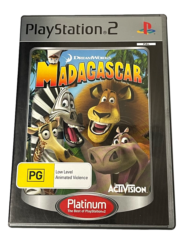 Madagascar PS2 (Platinum) PAL *Complete* (Preowned)