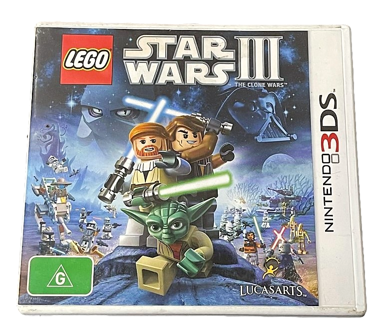 Lego Star Wars III The Clone Wars Nintendo 3DS 2DS Game (Pre-Owned)