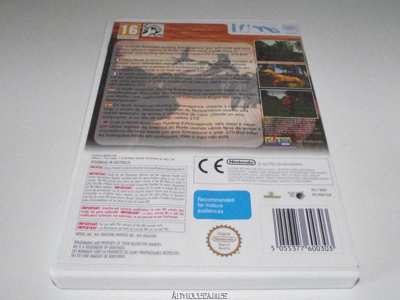 North American Hunting Extravaganza Nintendo Wii PAL *Complete*(Preowned)