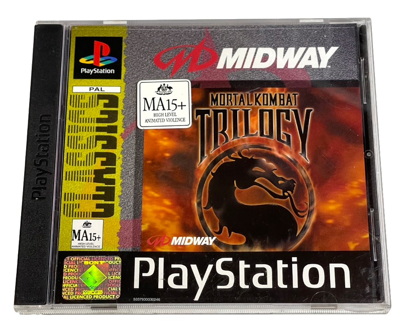 Mortal Kombat Trilogy PS1 PS2 PS3 PAL *Complete* (Preowned)