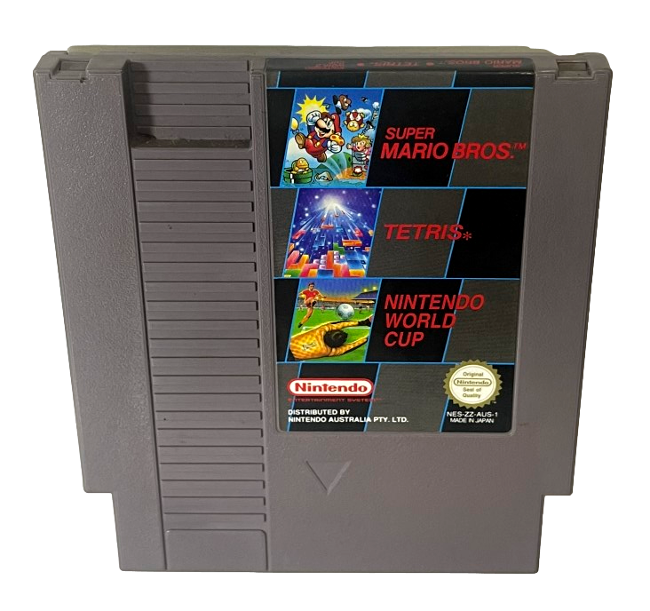 Super Mario Bros / Tetris / Nintendo World Cup Soccer Nintendo NES PAL (Preowned)
