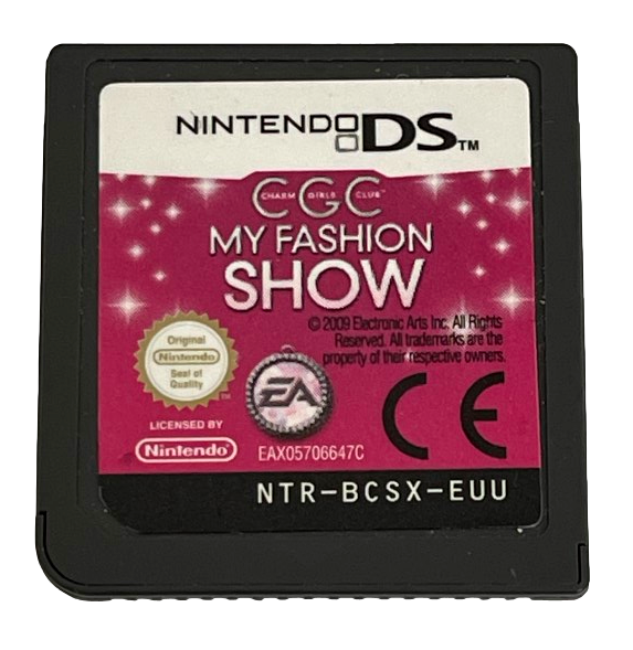 My Fashion Show Charm Girls Club Nintendo DS 2DS 3DS Game *Cartridge Only* (Preowned)