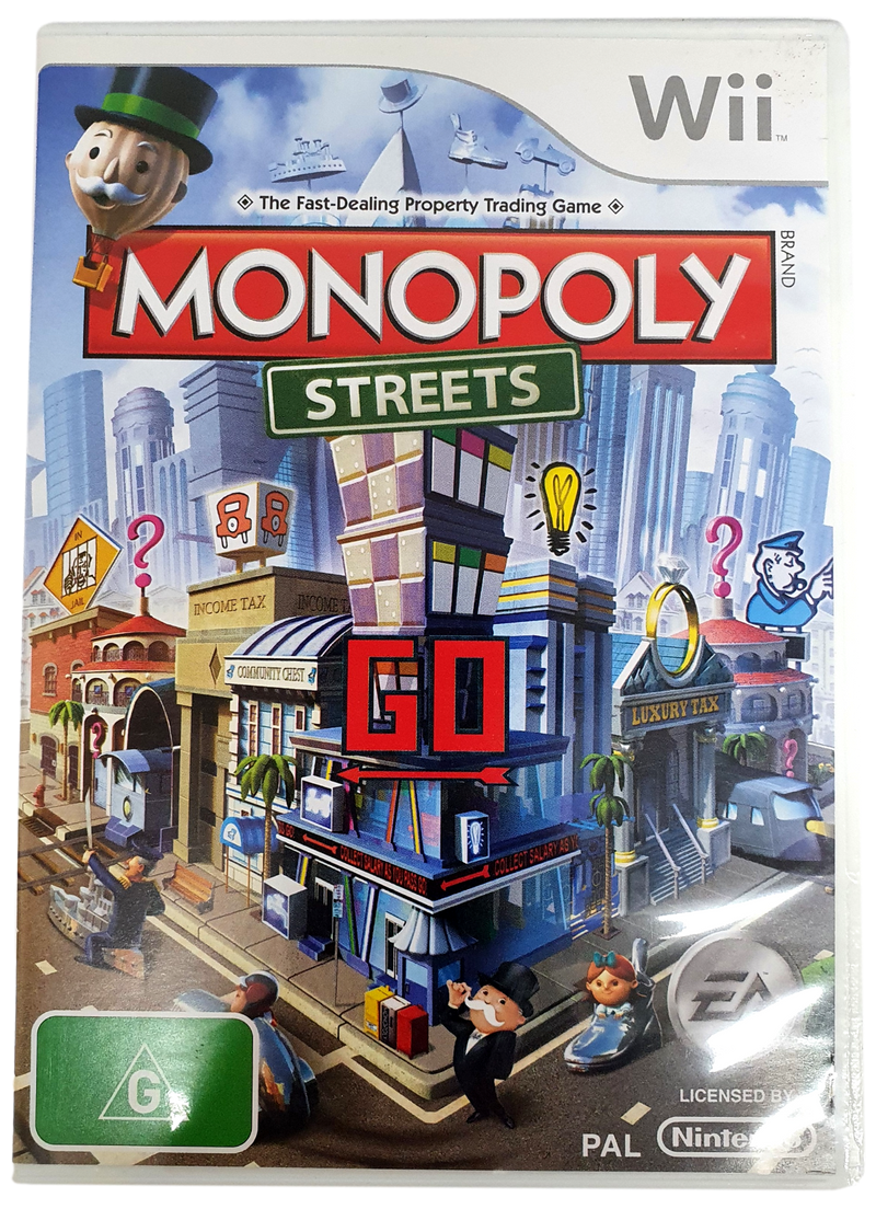Monopoly Streets Nintendo Wii PAL *Complete* (Pre-Owned)