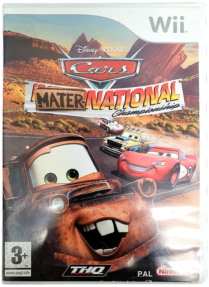 Disney Pixar Cars Mater-National Championship Nintendo Wii PAL *Complete* (Pre-Owned)