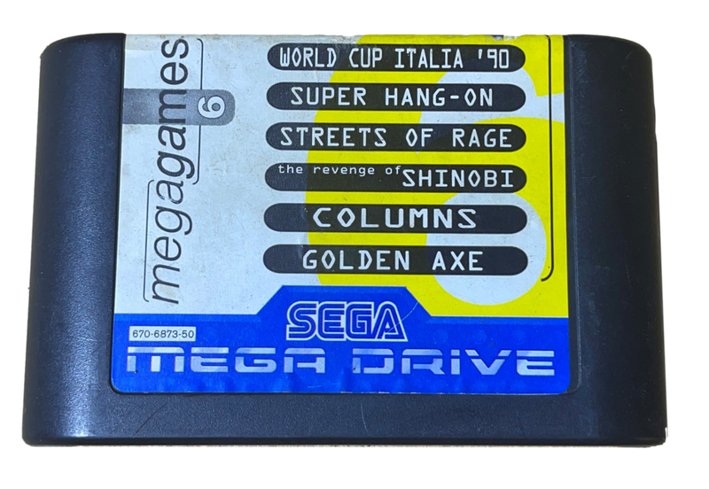 Mega Games 6 in 1 Sega Mega Drive PAL *Cartridge Only* (Preowned) - Games We Played