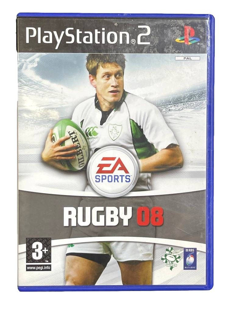 Rugby 08 PS2 PAL *No Manual* Irish Version (Preowned)