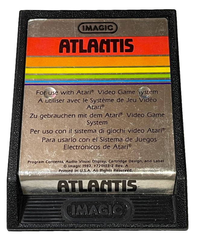 Atlantis Atari 2600 *Complete* Imagic (Preowned)