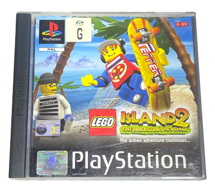 Lego Island 2 The Brickster's Revenge PS1 PS2 PS3 PAL *Complete* (Preowned)