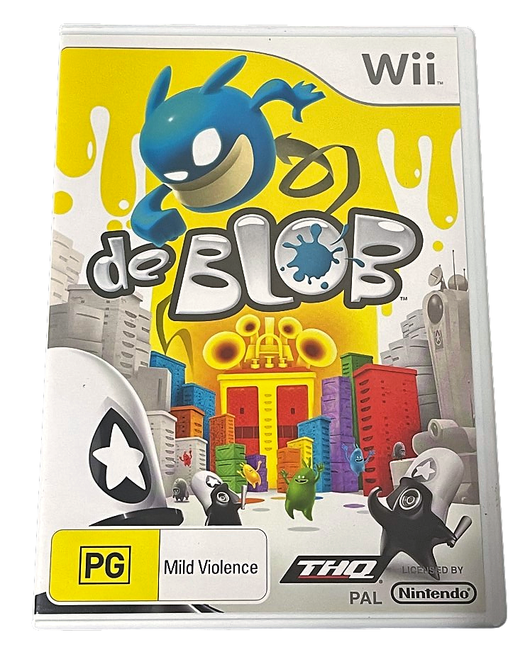 De Blob Nintendo Wii PAL *Complete* Wii U Compatible (Pre-Owned)