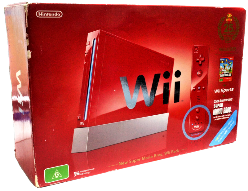 Limited Edition 25th Anniversary Mario Nintendo Wii Console Boxed