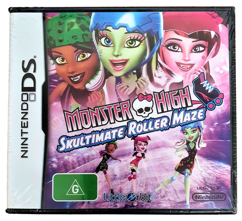 Monster High Skultimate Roller Maze Nintendo DS 2DS 3DS Game *Brand New*