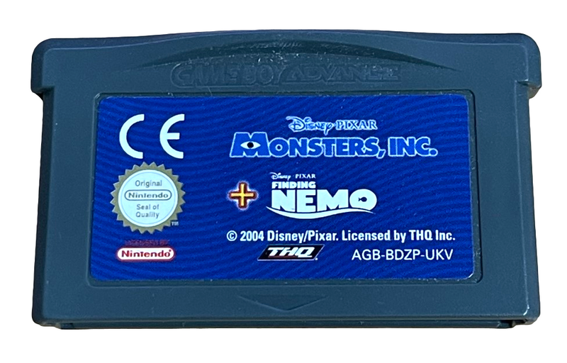 Monsters Inc + Finding Nemo Nintendo GBA *Cartridge Only* (Pre-Owned)