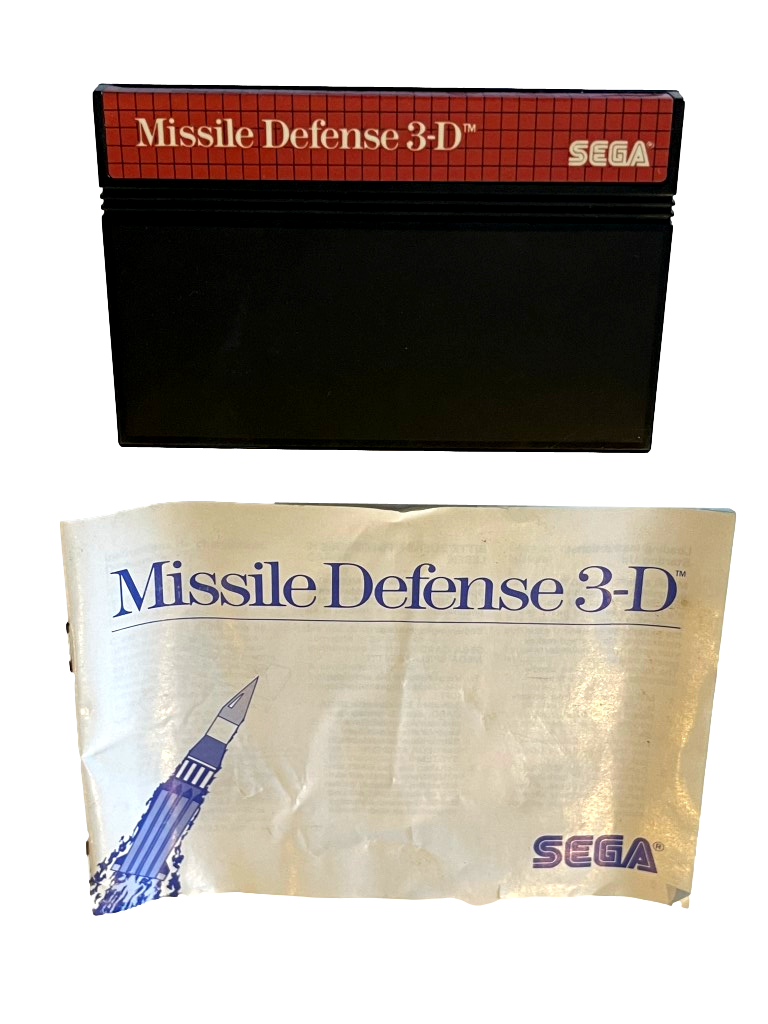 Missile Defense 3-D Sega Master System *Complete* (Pre-Owned)