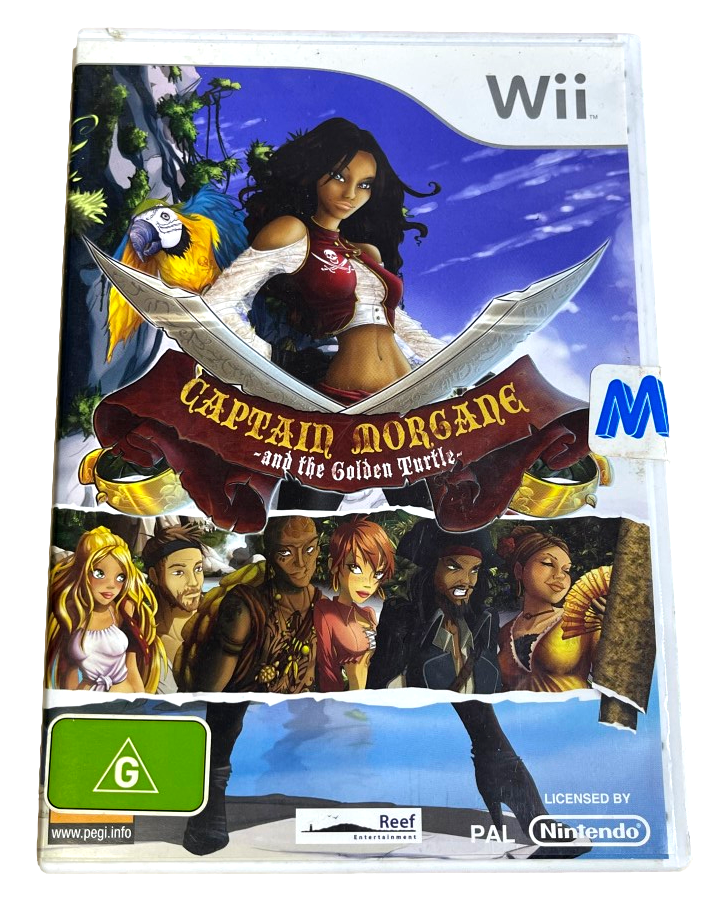 Captain Morgane and the Golden Turtle Nintendo Wii PAL *Shop Sealed*
