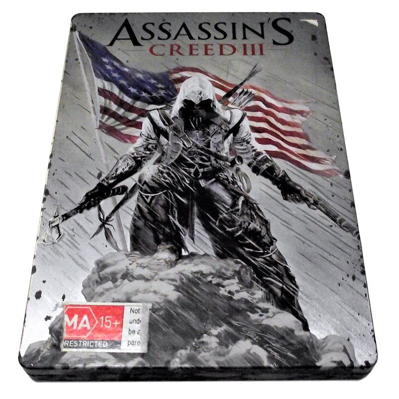 Assassin's Creed III XBOX 360 PAL *Complete* Steelbook (Pre-Owned)