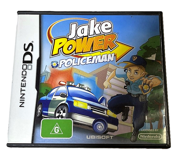 Jake Power Policeman Nintendo DS 2DS 3DS Game *Complete* (Pre-Owned)