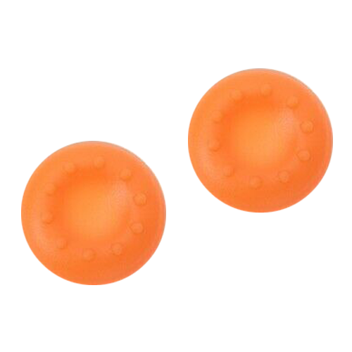 Thumb Grips x 2 For PS4 PS5 XBOX ONE Xbox Series X Toggle Cover Caps - Orange