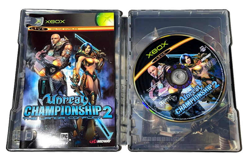 Unreal Championship 2 The Llandri Conflict Xbox Original PAL *Complete* Steelbook (Preowned)