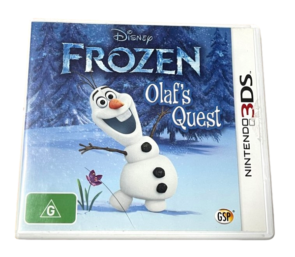 Disney Frozen Olaf s Quest Nintendo 3DS 2DS Game Pre Owned