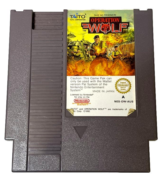 Operation Wolf Nintendo NES  PAL *Cartridge Only* (Preowned)
