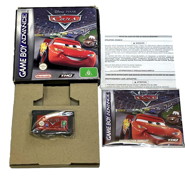 Disney Pixar Cars Nintendo Gameboy Advance GBA *Complete* Boxed (Preowned)