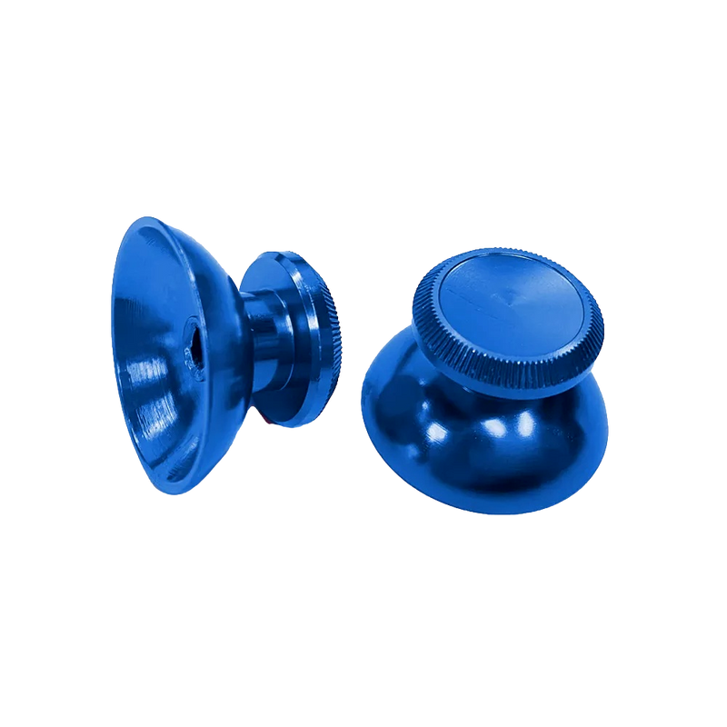 Pair of PS5 3D Rocker Metal Aluminum Caps Dual Sense Controller Blue