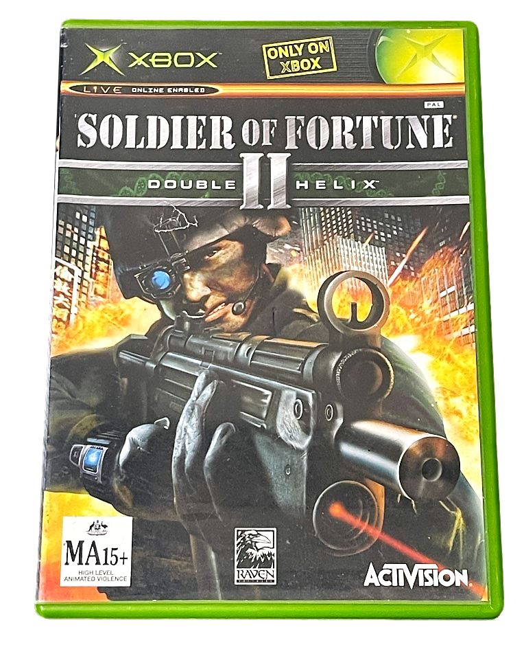 Soldier of Fortune Double Helix II Xbox Original PAL *Complete* (Pre-Owned)