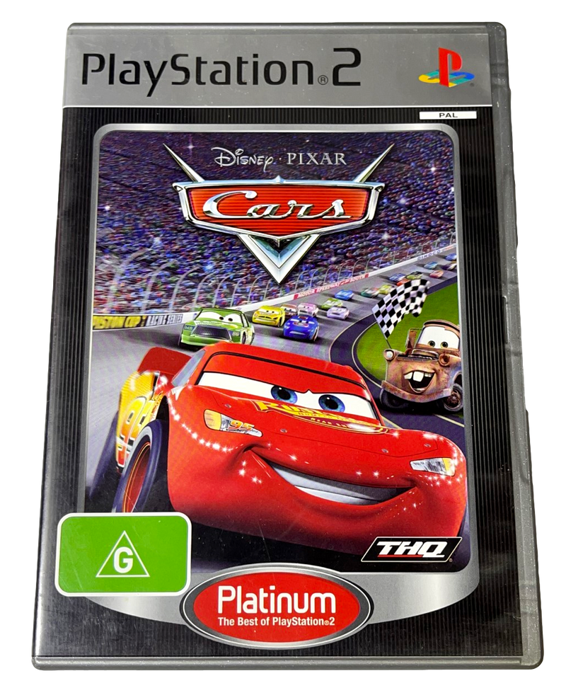 Disney Pixar Cars PS2 (Platinum) PAL *Complete* (Preowned)
