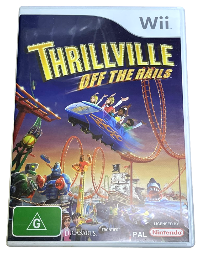 Thrillville Off The Rails Nintendo Wii PAL *Complete*  Wii U Compatible (Pre-Owned)