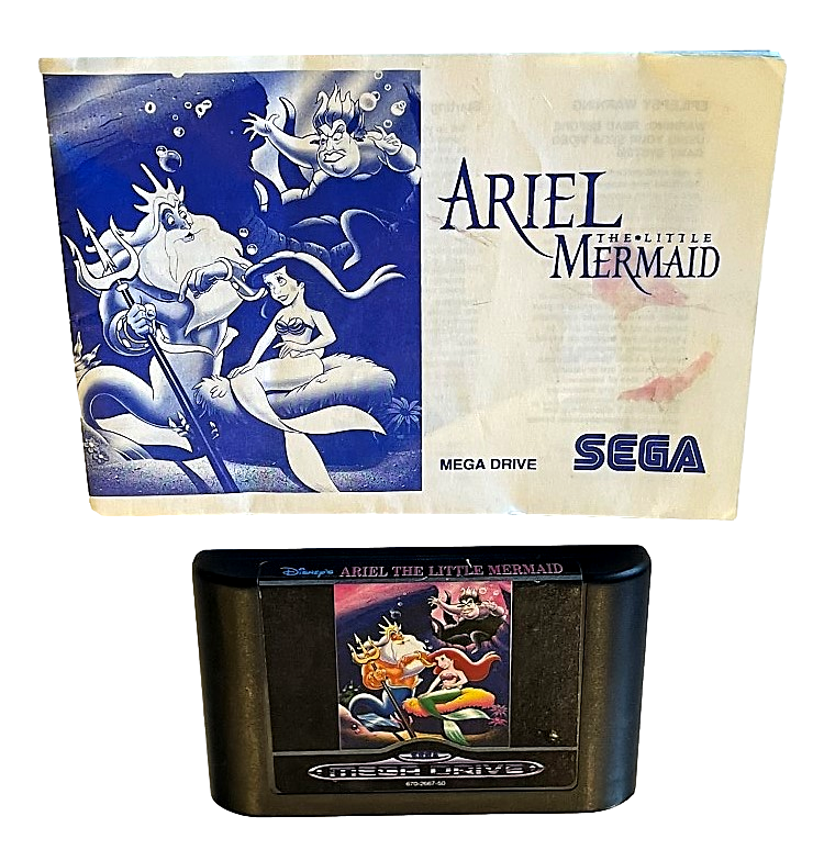 Ariel The Little Mermaid Sega Mega Drive *Complete* (Pre-Owned)