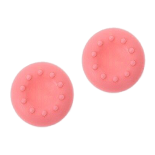 Thumb Grips x 2 For PS4 PS5 XBOX ONE Xbox Series X Toggle Cover Caps - Pink