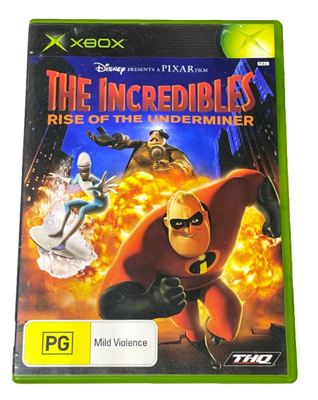 The Incredibles Rise Of The Underminer XBOX Original PAL *No Manual* (Pre-Owned)