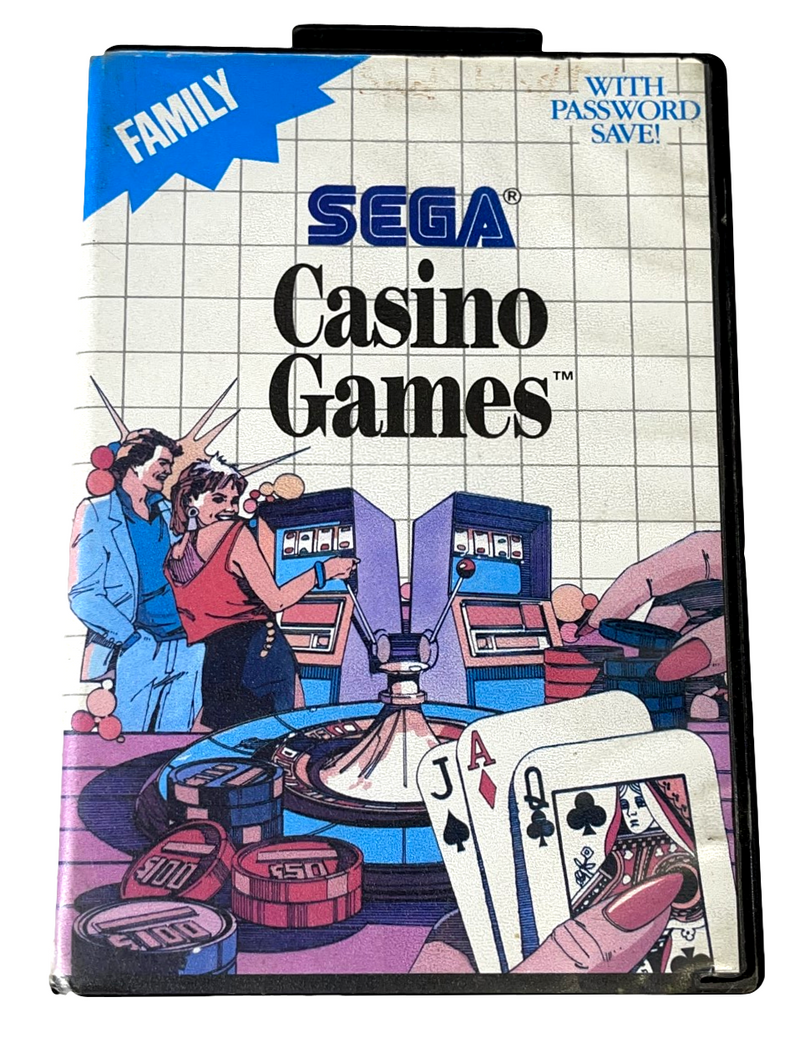 Casino Games Sega Master System *No Manual*