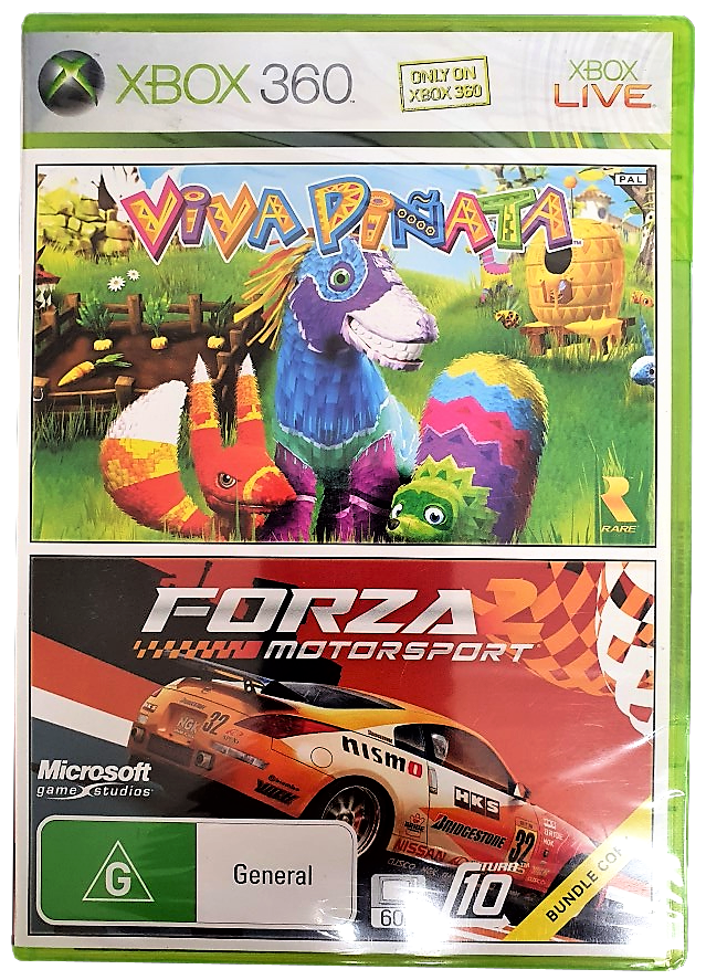 Viva Pinata & Forza 2 Motorsport Double Pack XBOX 360 PAL *Sealed*