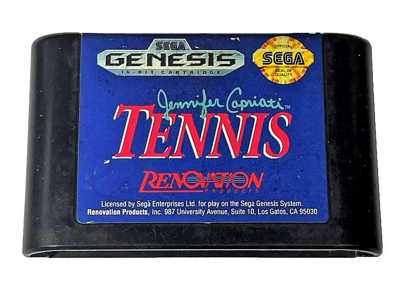 Jennifer Capriati Tennis Sega Mega Drive *Cartridge Only* (Preowned)