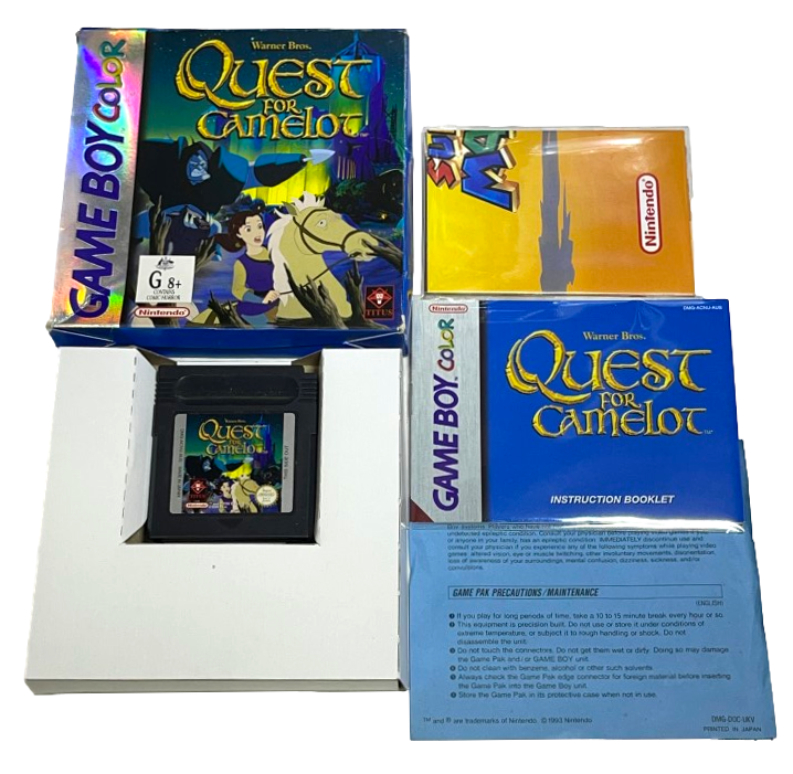 Quest For Camelot Boxed Nintendo Gameboy Color *Complete* (Preowned)