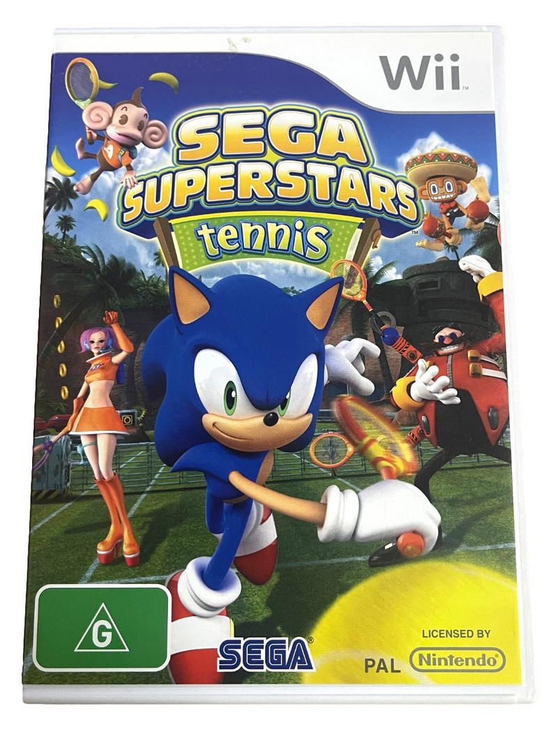 Sega Superstar Tennis Nintendo Wii PAL *Complete* (Pre-Owned)