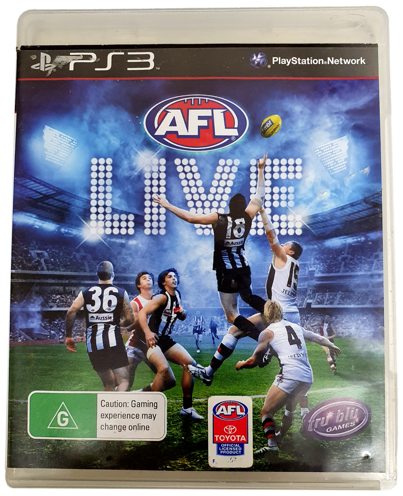 AFL Live Sony PS3 PlayStation 3 (Preowned)