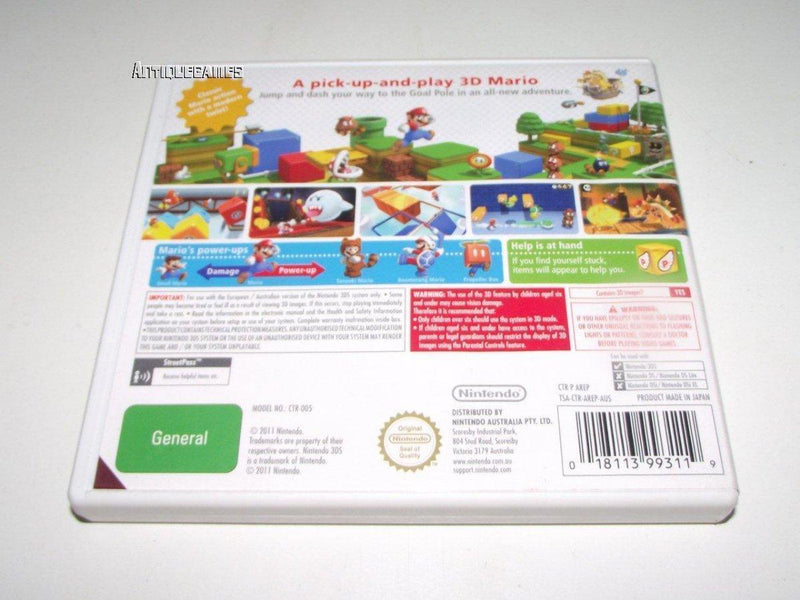 Super Mario 3D Land Nintendo 3DS 2DS Game *Complete* (Pre-Owned)