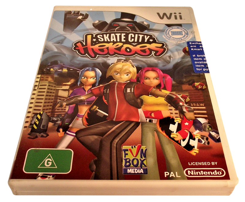 Skate City Heroes Nintendo Wii PAL New *Shop Sealed* Wii U Compatible (Pre-Owned)