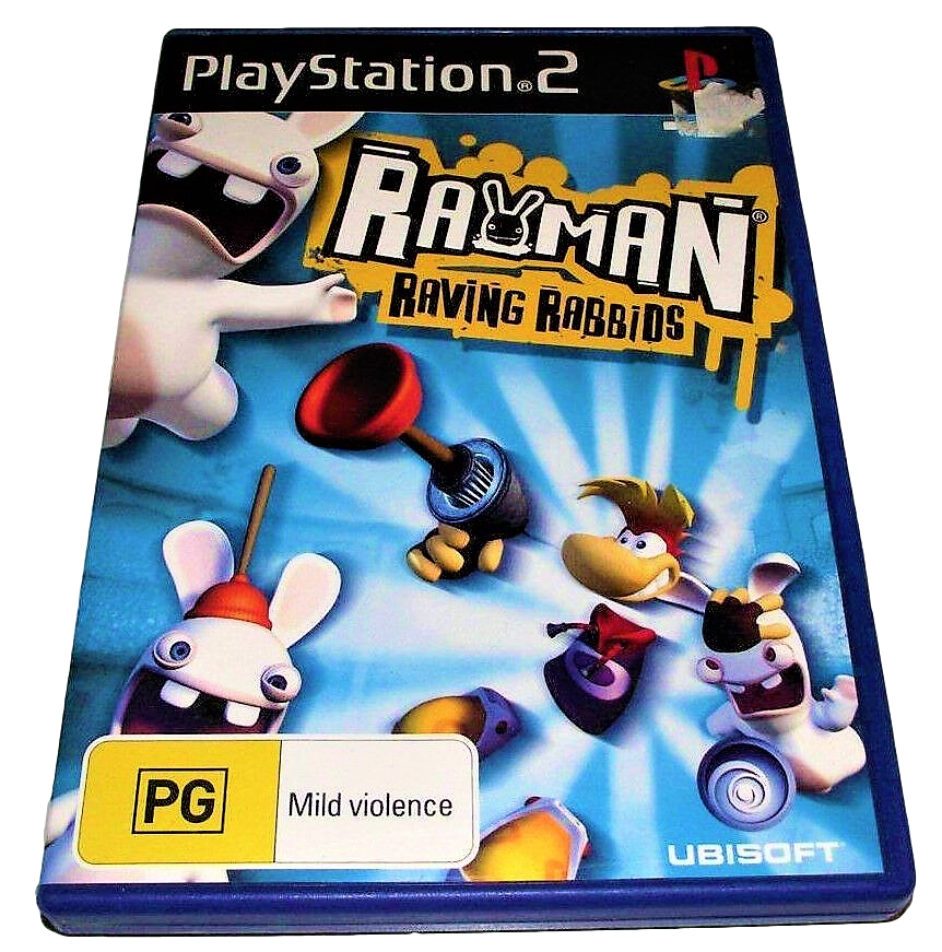 Rayman Raving Rabbids PS2 PAL *No Manual* (Preowned)