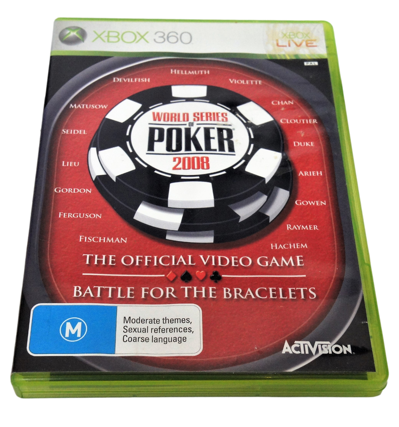 World Series of Poker 2008 XBOX 360 PAL (Preowned) - Games We Played