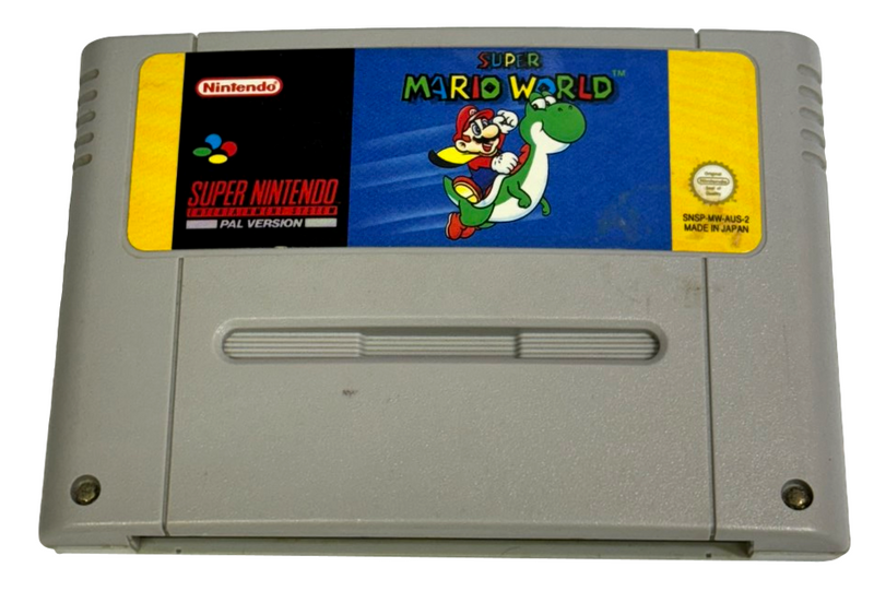 Super Mario World Super Nintendo SNES PAL