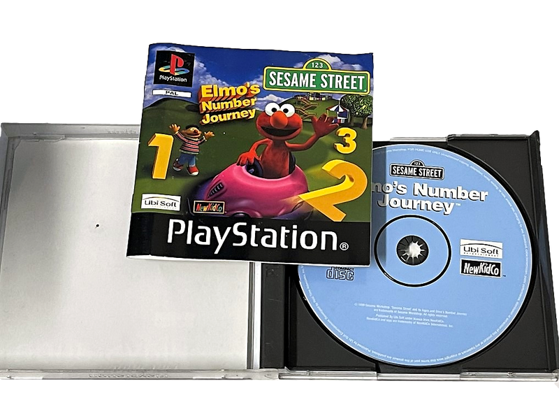 Elmo's Number Journey Sesame Street PS1 PS2 PS3 PAL *Complete* (Pre-Owned)