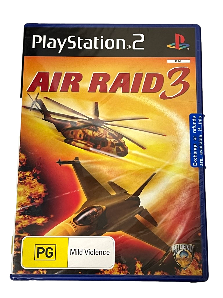 Air Raid 3 PS2 PAL Brand New *Factory Sealed*