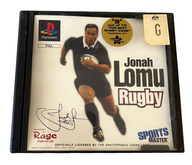 Jonah Lomu Rugby PS1 PS2 PS3 PAL *No Manual* (Preowned)