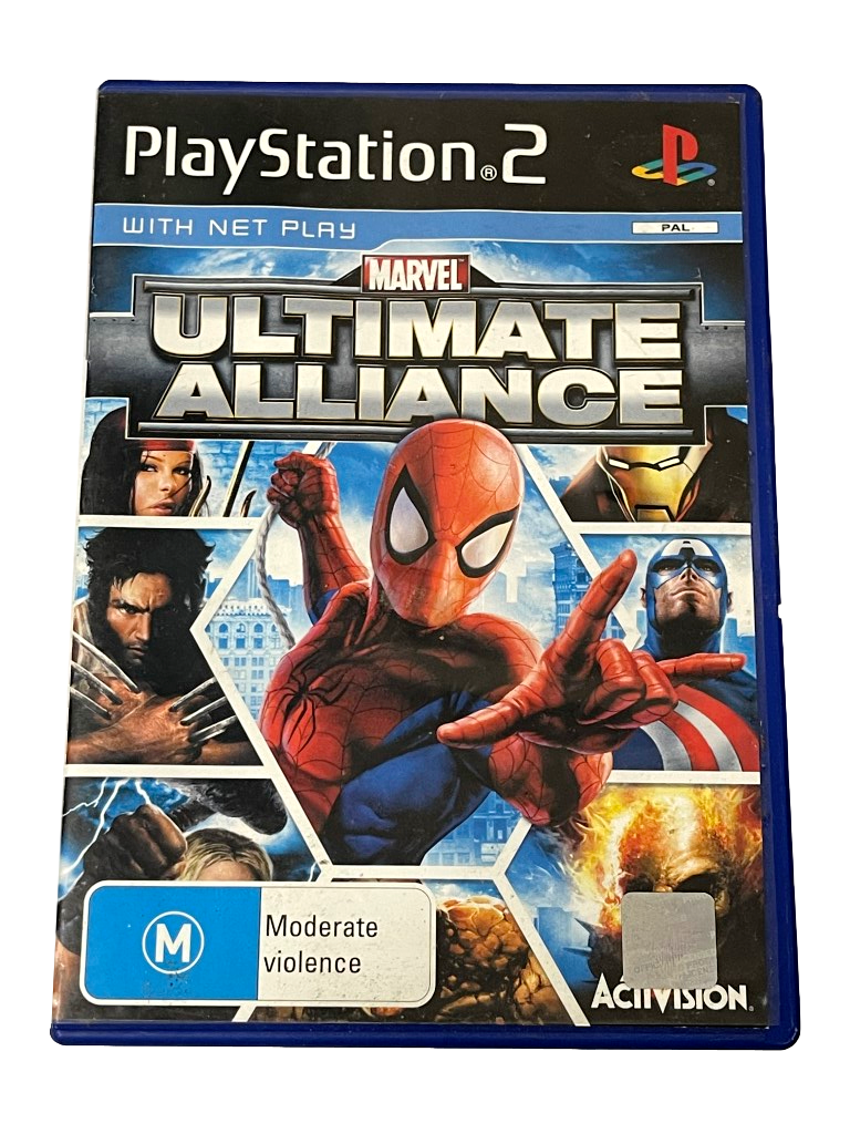 Marvel Ultimate Alliance PS2 PAL *No Manual* (Preowned)