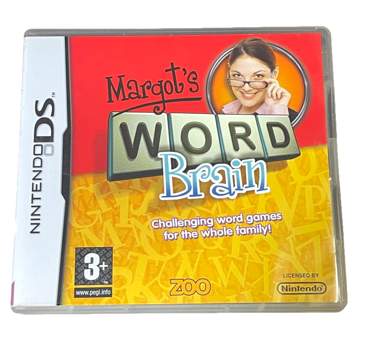 Margot's Word Brain Nintendo DS 2DS 3DS Game *Complete* (Pre-Owned)